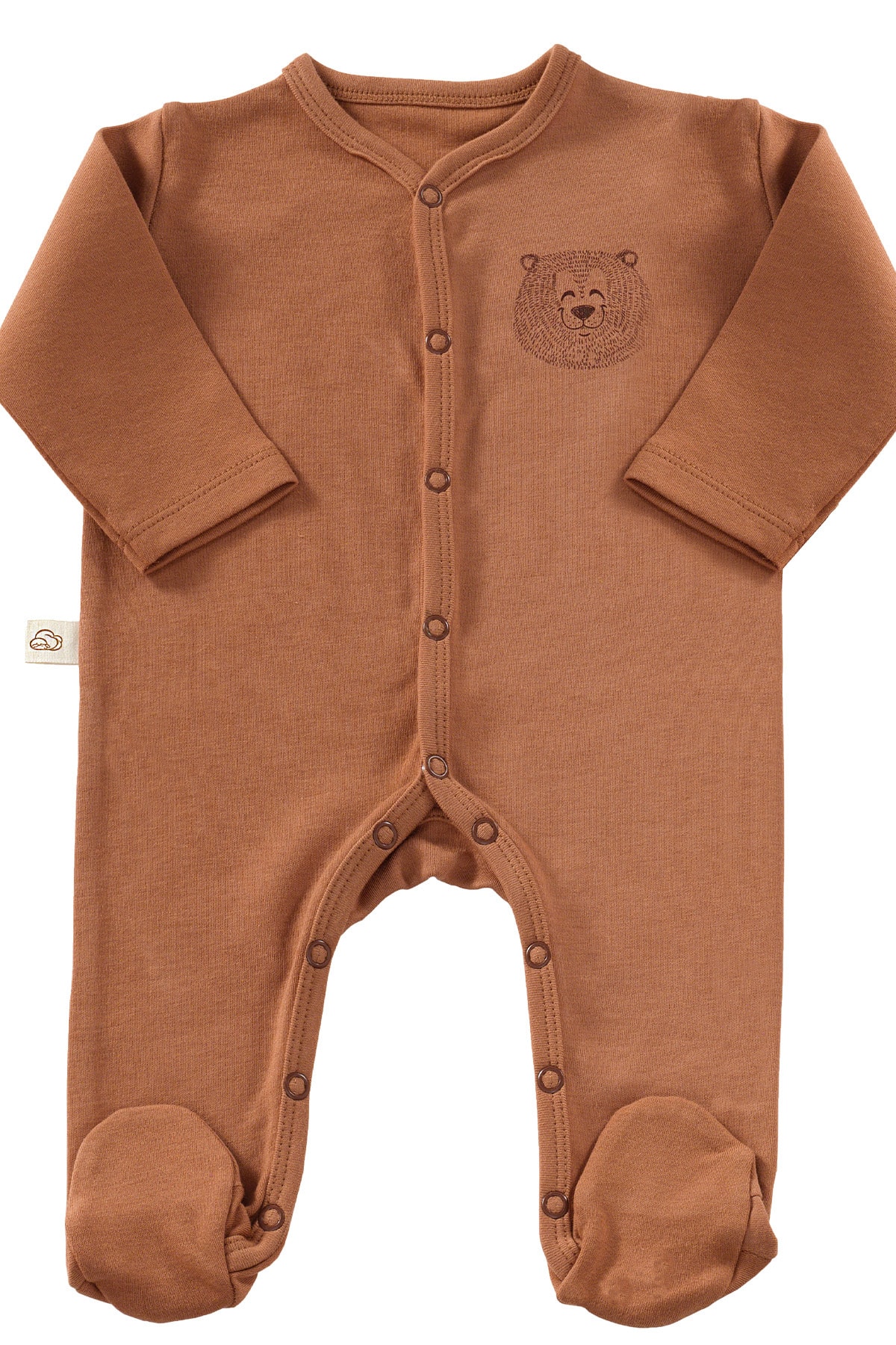 tinylamb Honey Bear Unisex 3 Parça Hastane Çıkışı Takımı Organik Pamuk Yenidoğan Set fotoğrafı 3 (önizleme)