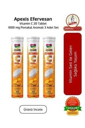 Vitamin C 1000 Mg 3x20 Efervesan Tablet 153009901