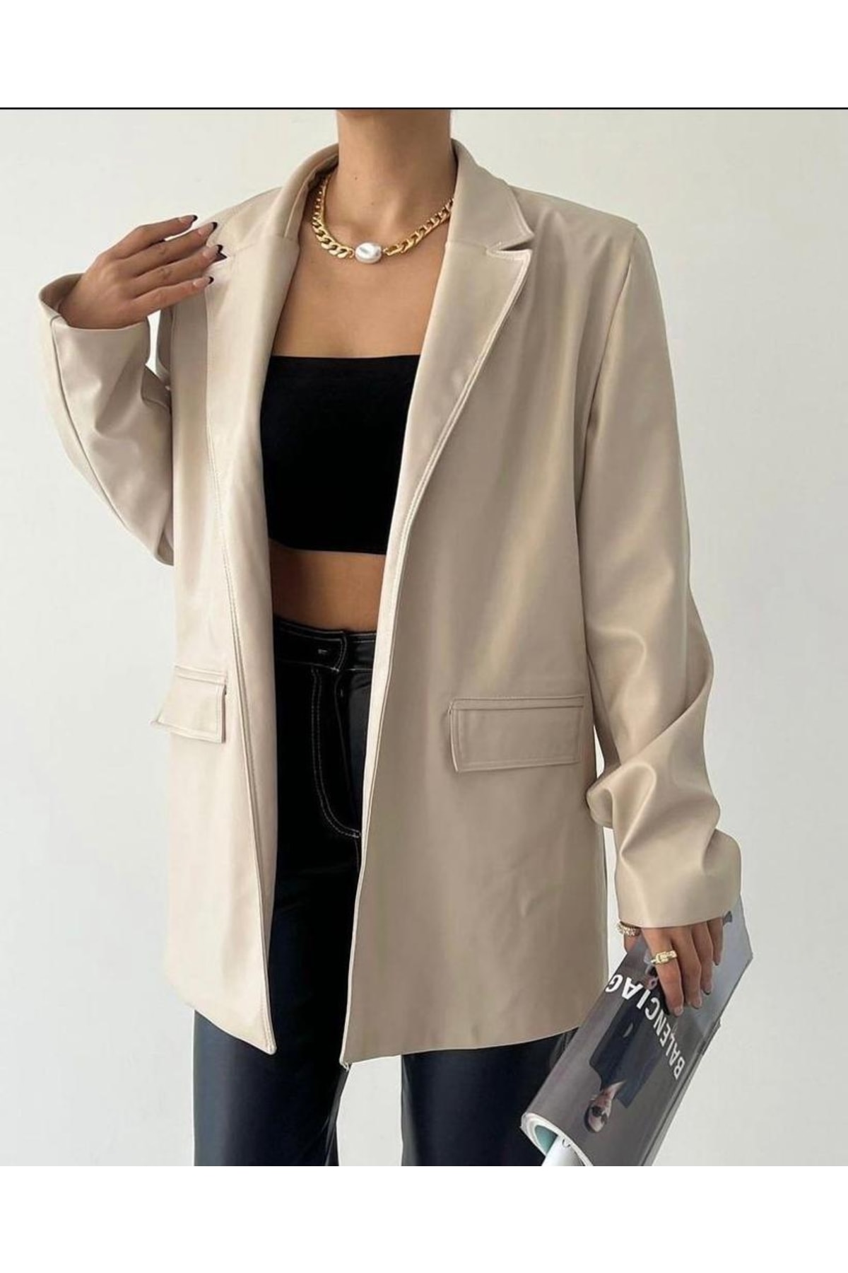 Ven Boutique Deri Blazer Ceket Fiyatı, Yorumları Trendyol