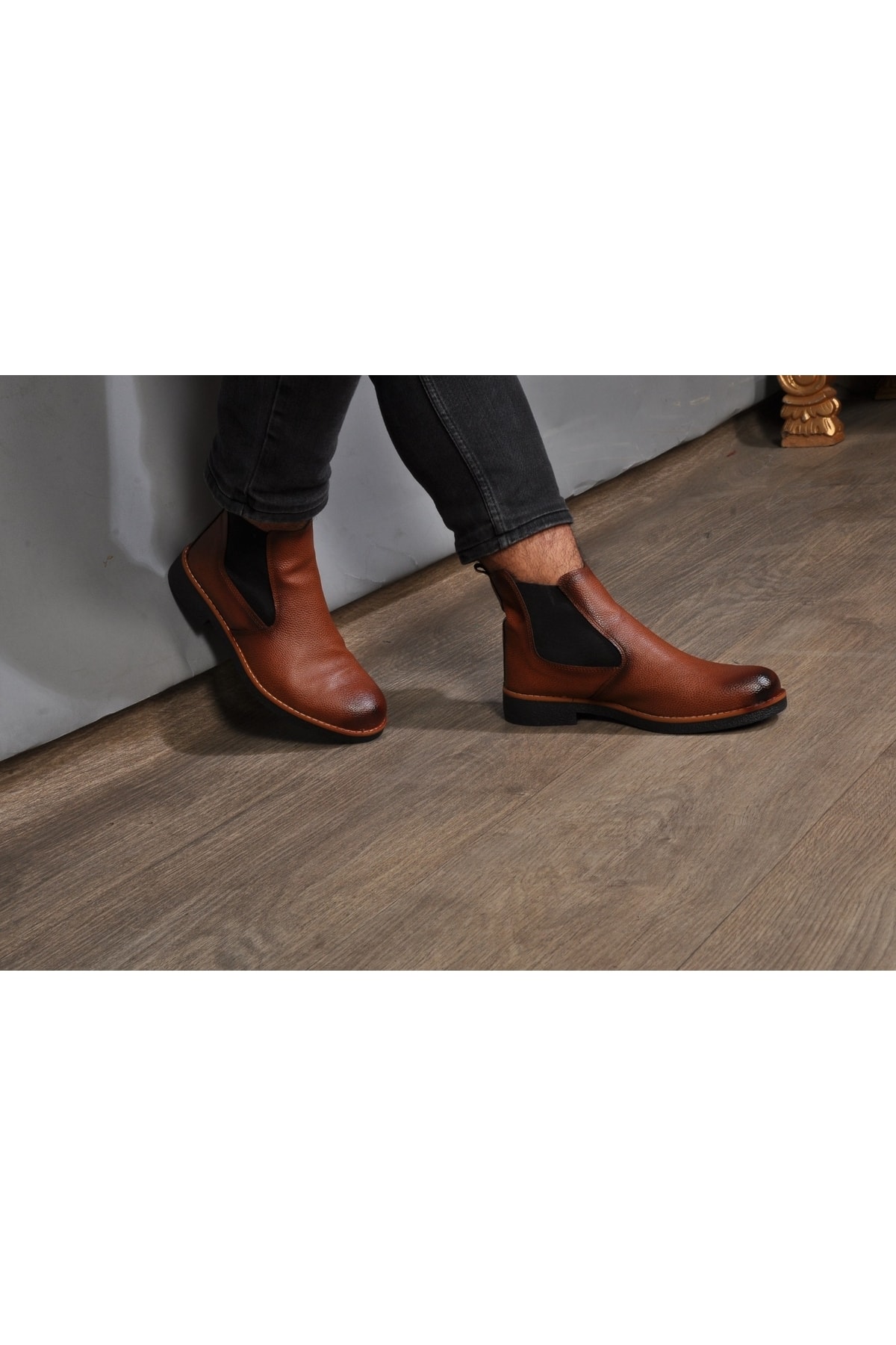 بوت مردانه قهوه ای BORAL SHOES | MB-002202 اورجینال - تصویر 2