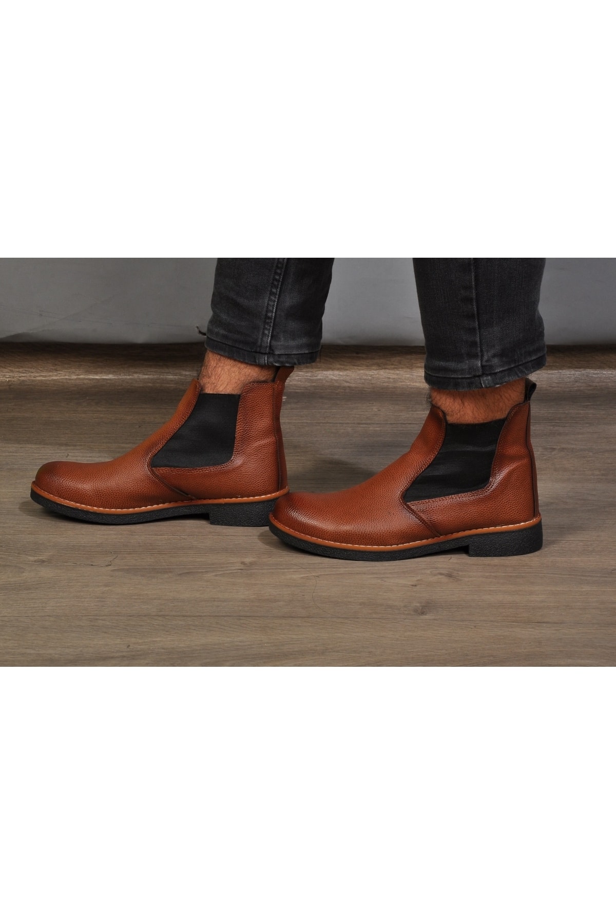 بوت مردانه قهوه ای BORAL SHOES | MB-002202 اورجینال - تصویر 3
