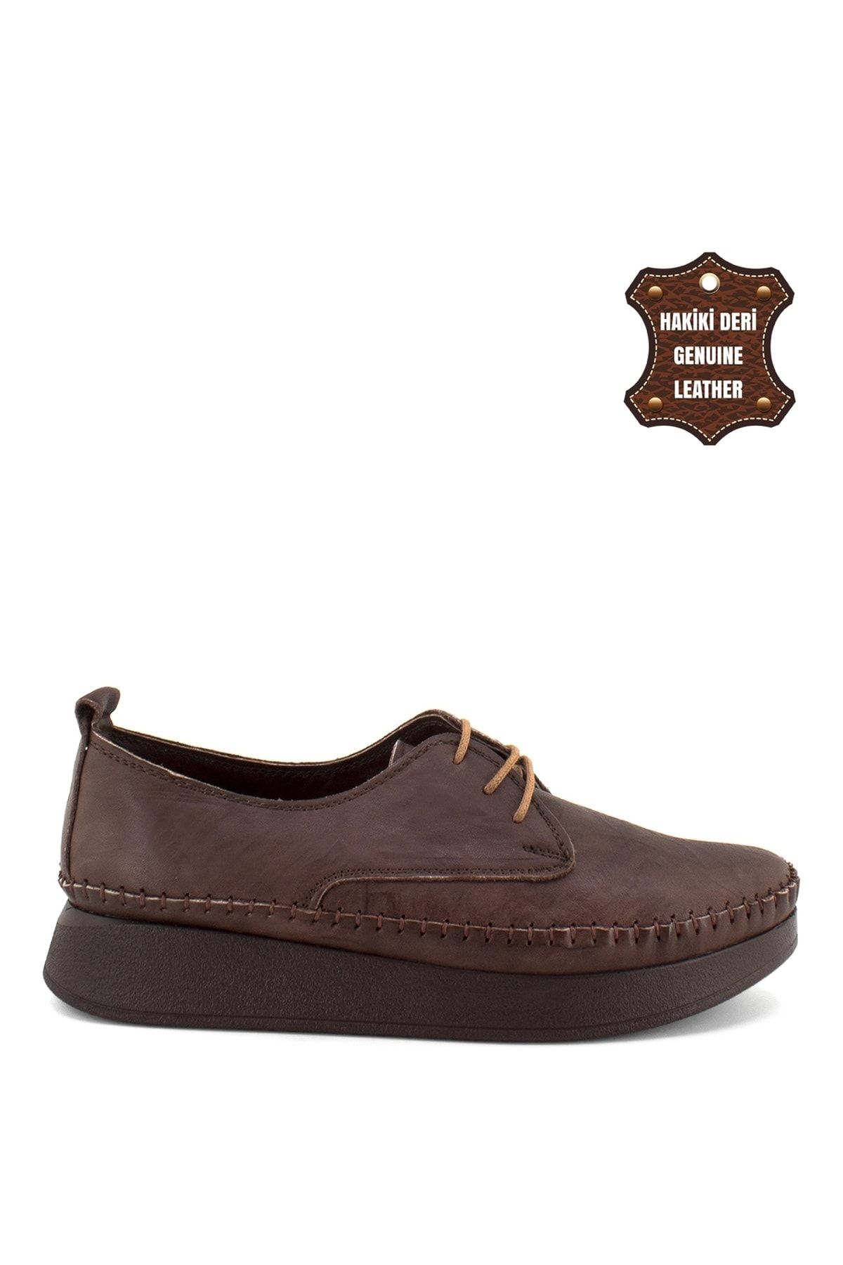 Ayakkabı Fuarı-Espadrile din piele naturală pentru femei Elit Mn83c maro 4