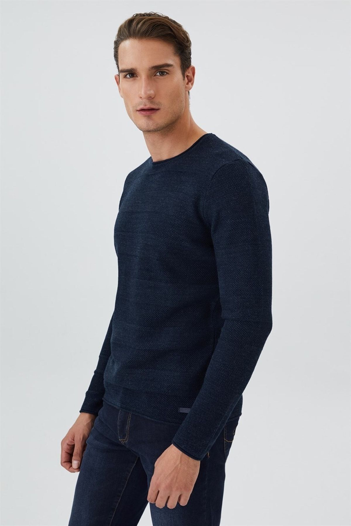 Dark blue jumper best sale mens