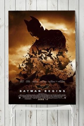 Batman Begins-batman Başlıyor Film Afişi Poster 2 (60x90cm) PSTRMNY10170