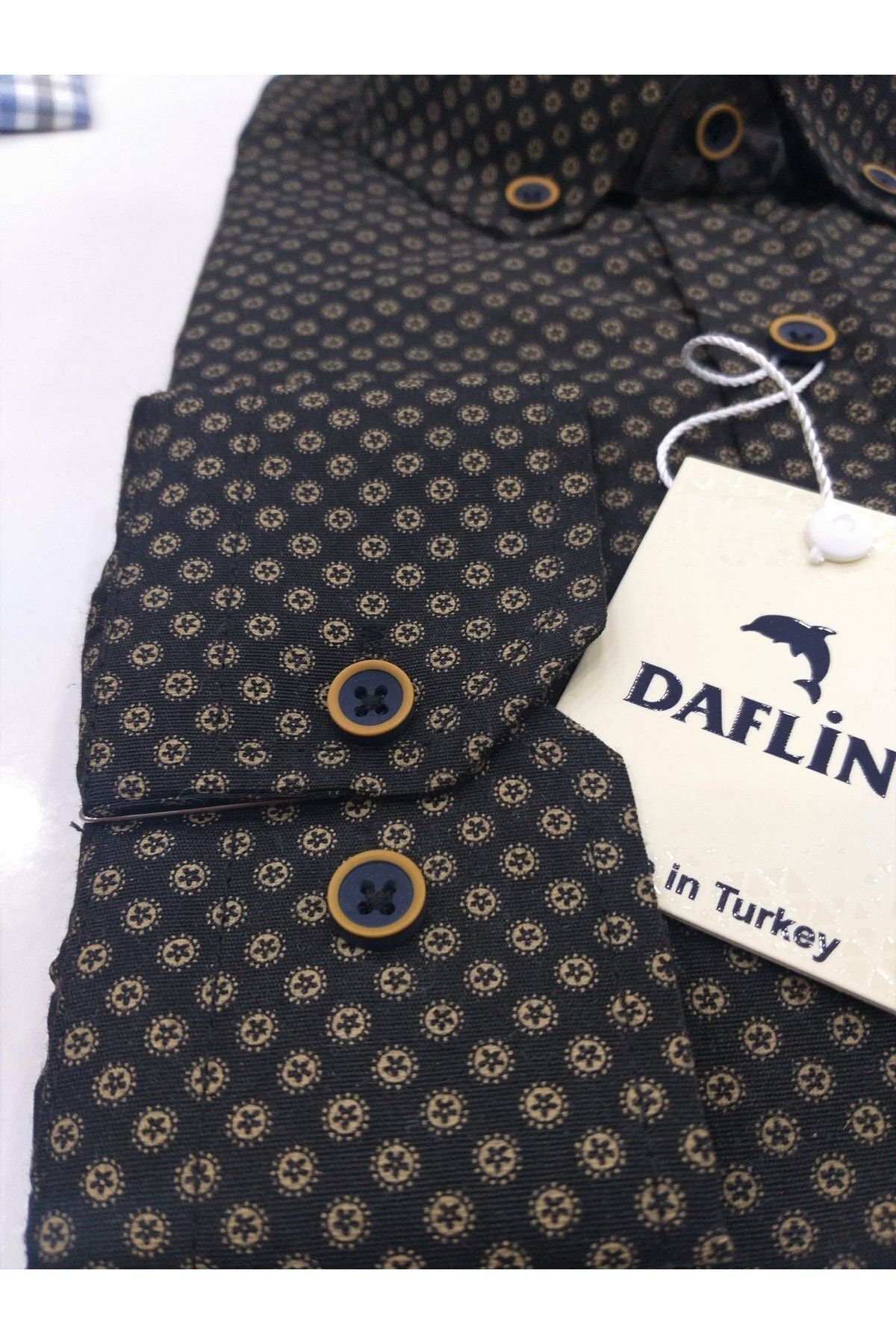 Daflin-Slimfit Printed Men's ShirtThe Size Chart Is in Images 2