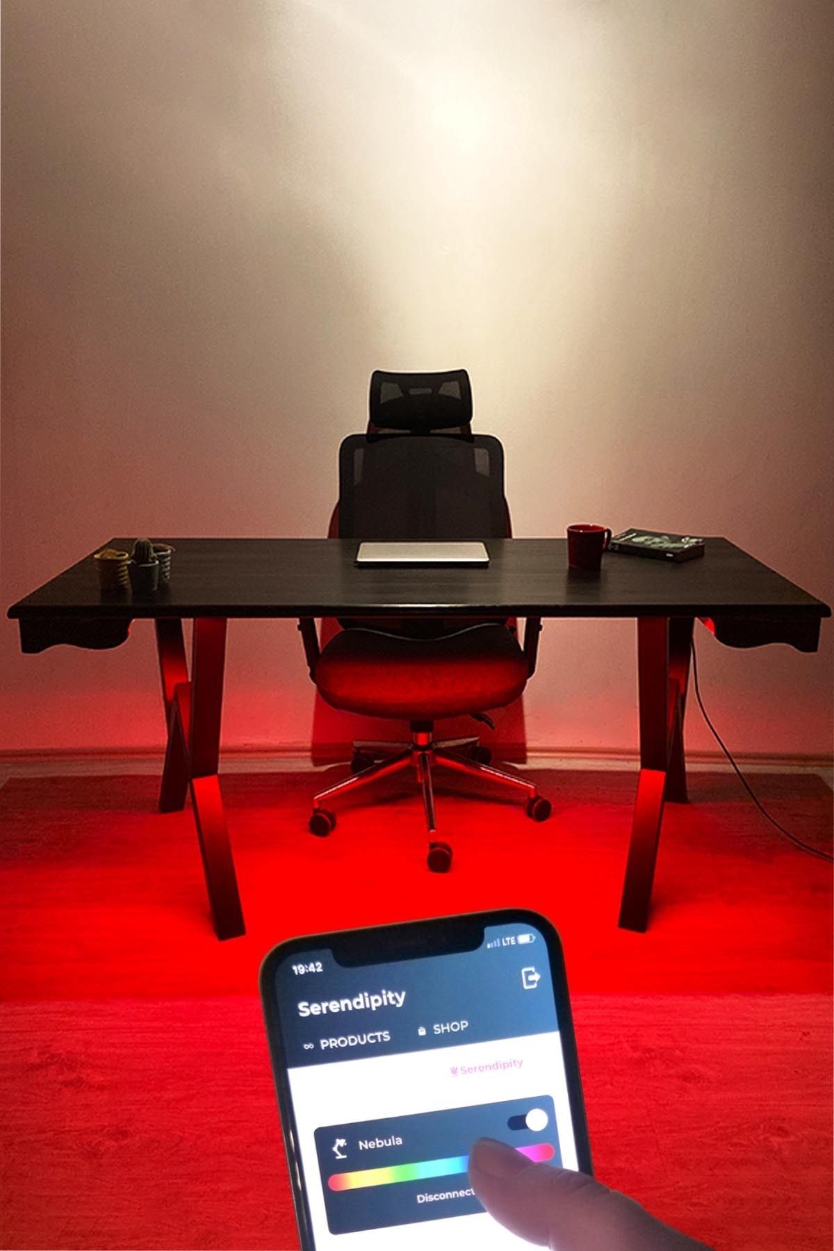 iof oyuncu masasi bilgisayar masasi gamer masa akilli telefon ile isik kontrolu 70x165 espresso fiyati yorumlari trendyol