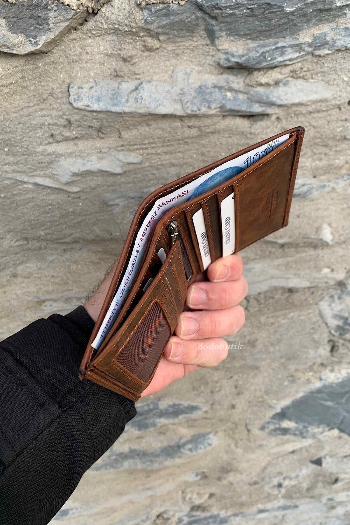 کیف پول مردانه چرمی واقعی Dodo4men