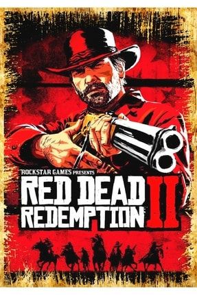 Ahşap Tablo Red Dead Redemption Poster 25cmx35cm heybe23513755