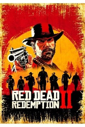 Ahşap Tablo Red Dead Redemption Poster 35cmx50cm heybe13513754