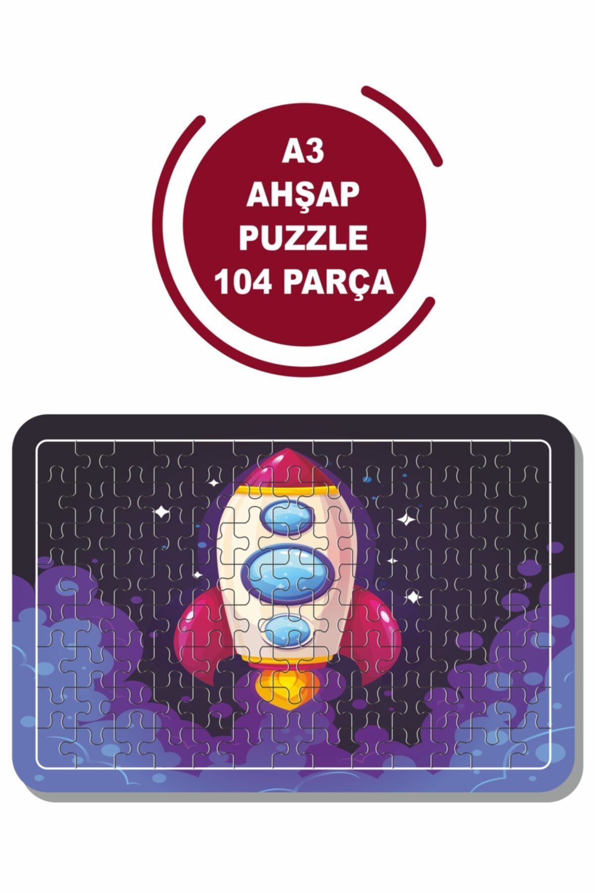 Baskı Atölyesi-Space Shuttle A3 104 Piece Puzzle, Toy, Jigsaw 1