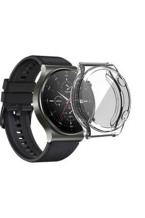 Huawei Watch Gt2 Pro Uyumlu Kasa Ve Ekran Koruyucu 360 Tam Koruma (HAFİF KOMPAKT TASARIM) Şeffaf nzhtek053295