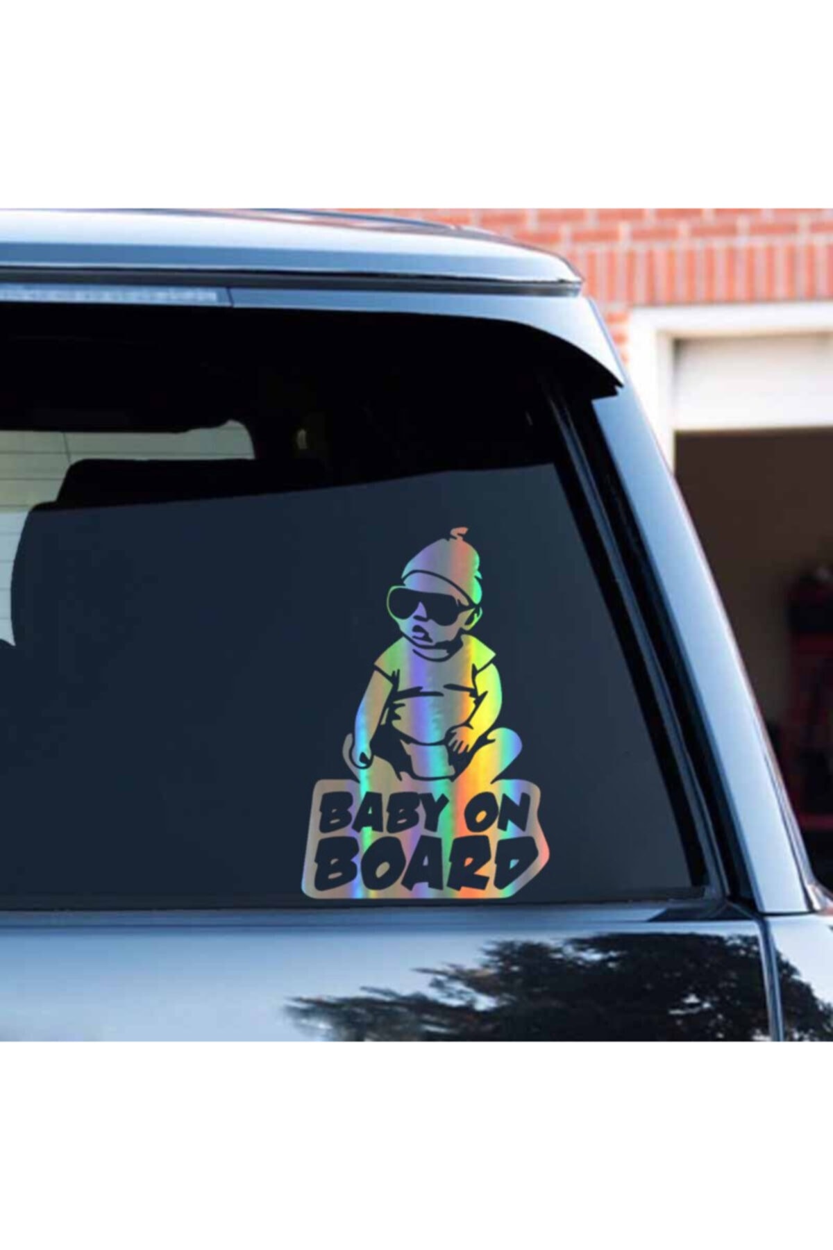 Modatools Arabada Bebek Var Hologram Sticker Renk Değiştiren Araba Sticker