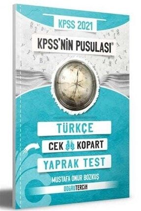 2021 Kpss'nin Pusulası Türkçe Çek Kopart Yaprak Test ADTYKPTRY