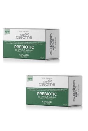 2 X Cire Aseptine Prebiotic El Ve Vücut Sabunu 100 Gr -çay Ağacı 86822766004230