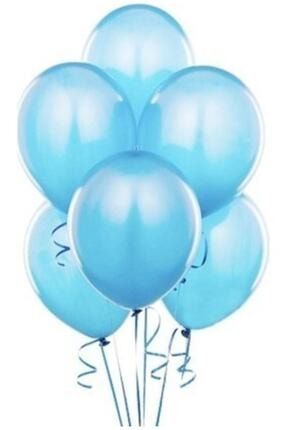 Metalik Mavi Balon 10 Lu ST00422