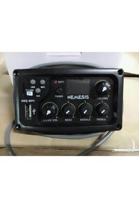 Eq-mp3 Model Ritim Çalarlı Akustik Enstrüman Ekolayzer Seti EQ-MP3