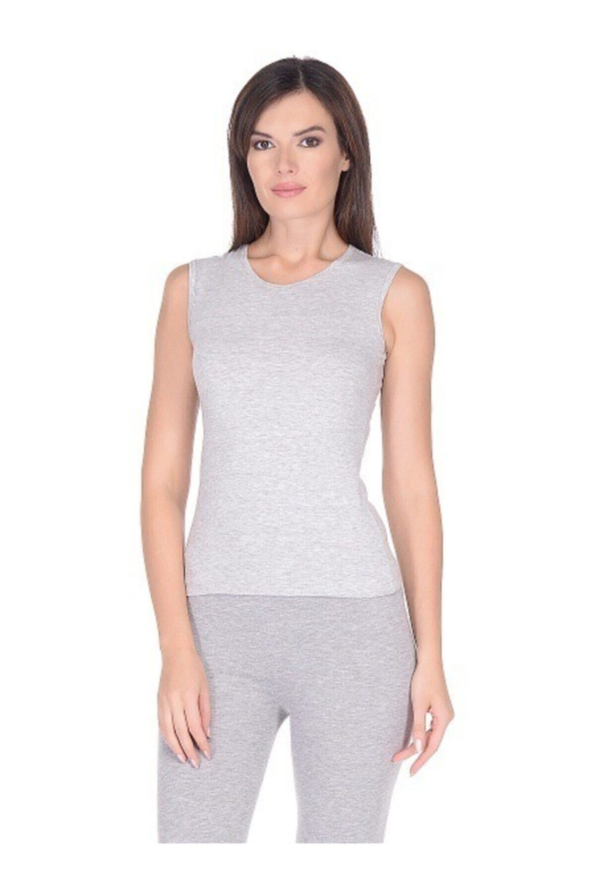 Women's Gray Lycra Zero Arm Bady 2131