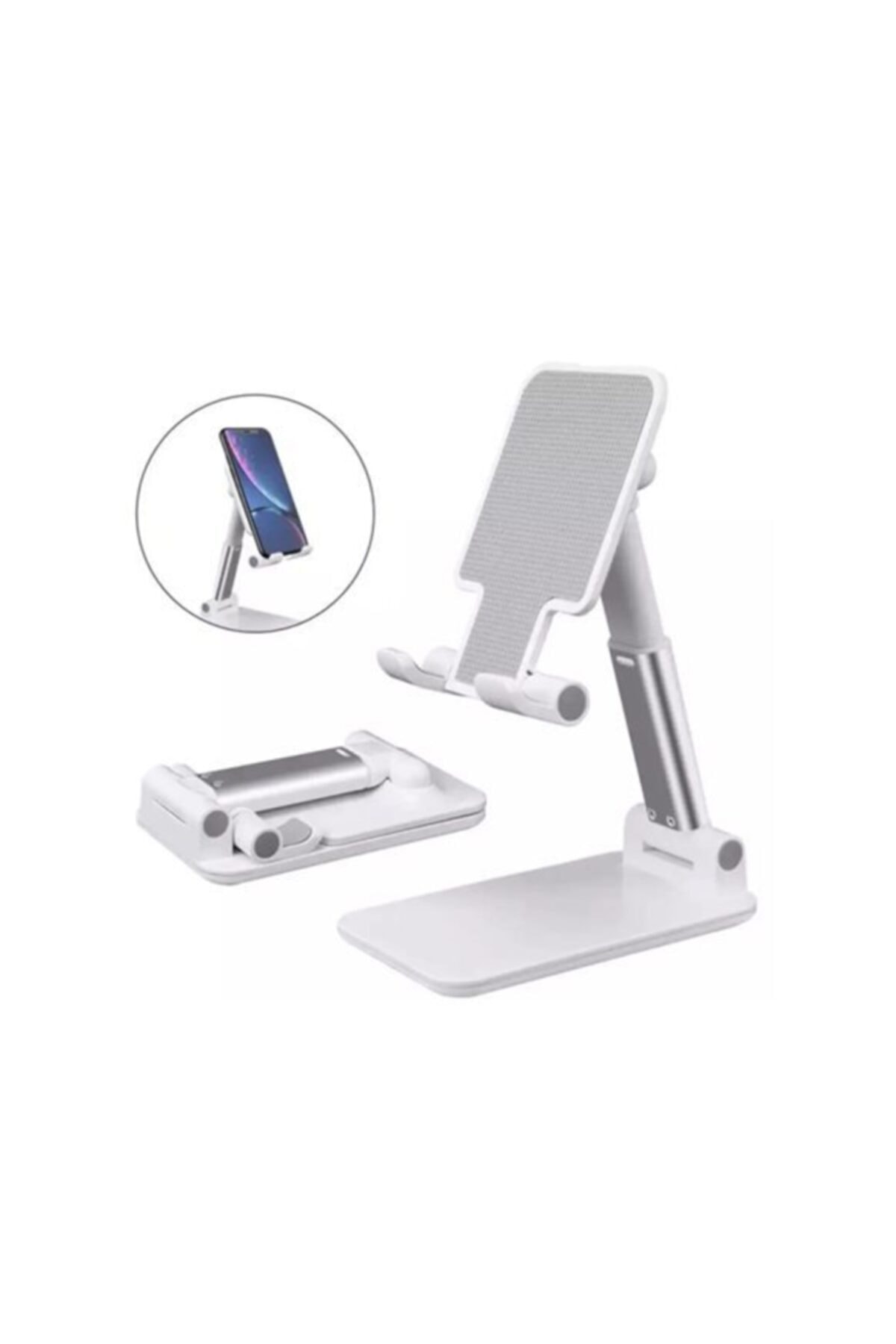 Masaustu Telefon Tablet Standı Metal