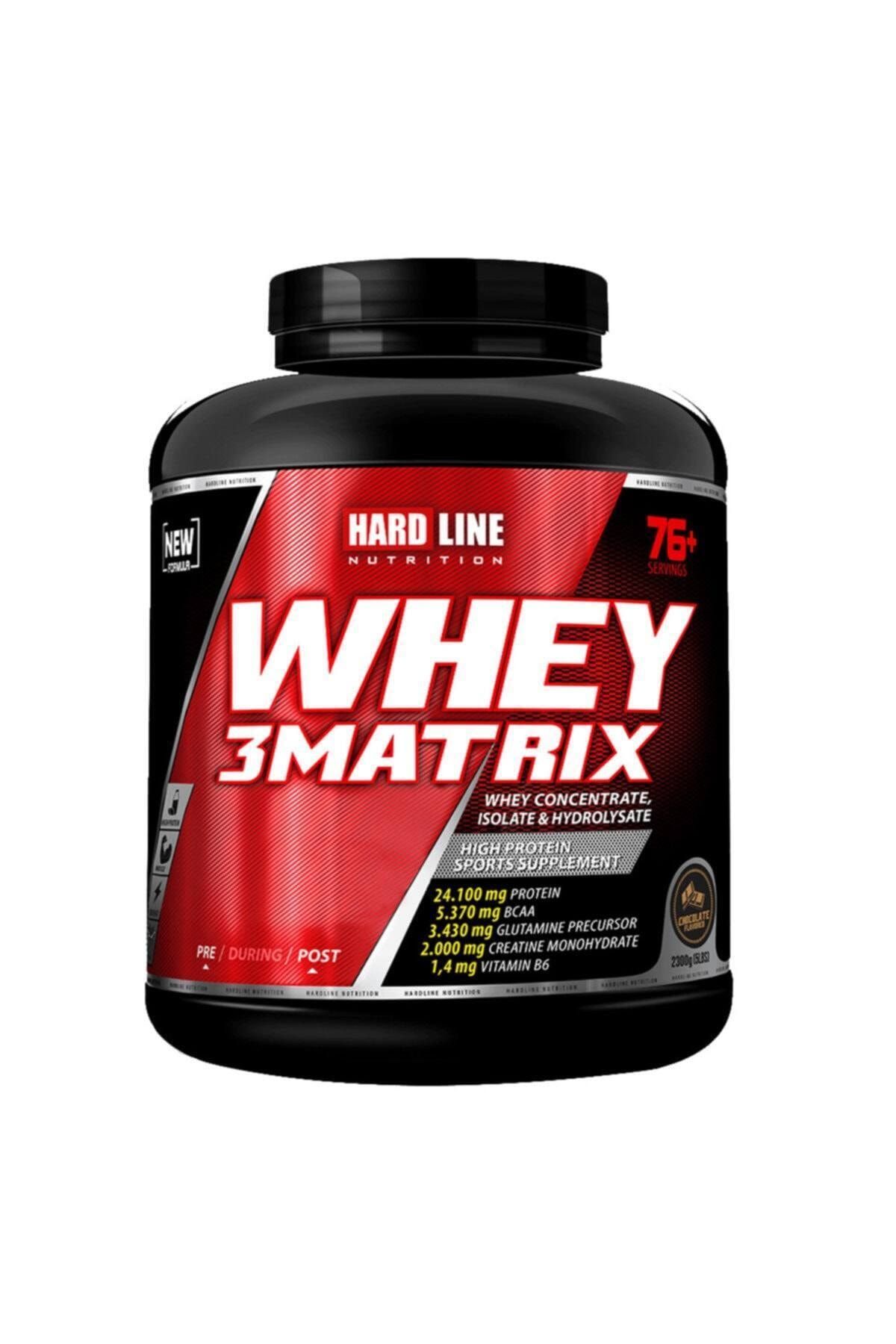 Hardline-Hardline Whey 3 - Strawberry Flavored Matrix 2300 Gr Protein Given 1