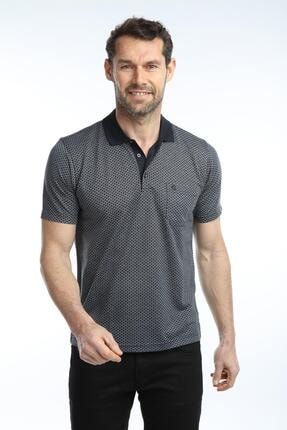 Erkek Lacivert Cep Detaylı Klasik Kesim Polo Yaka T-shirt 4309