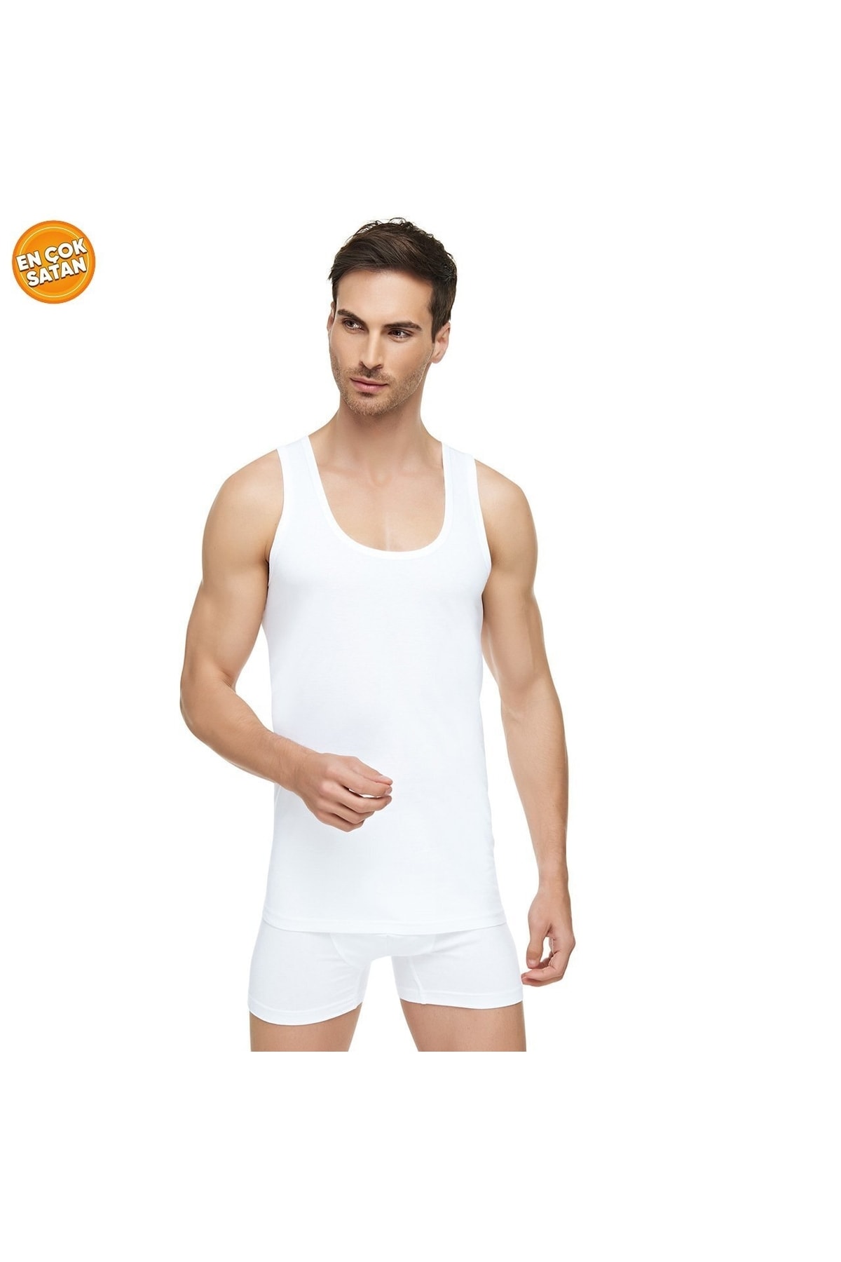 6-piece ELITE 1001 MEN'S COMBED COTTON UNDERSHIRT