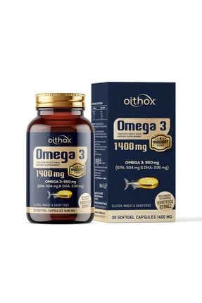 Omega 3 Balık Yağı 1400 Mg 30 Kapsül 8683675658008