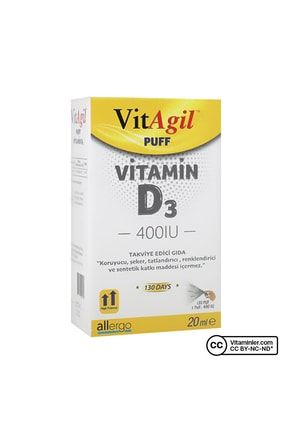 Vitagil D3 Vitamini 400 Iu 20 ml Sprey 04838