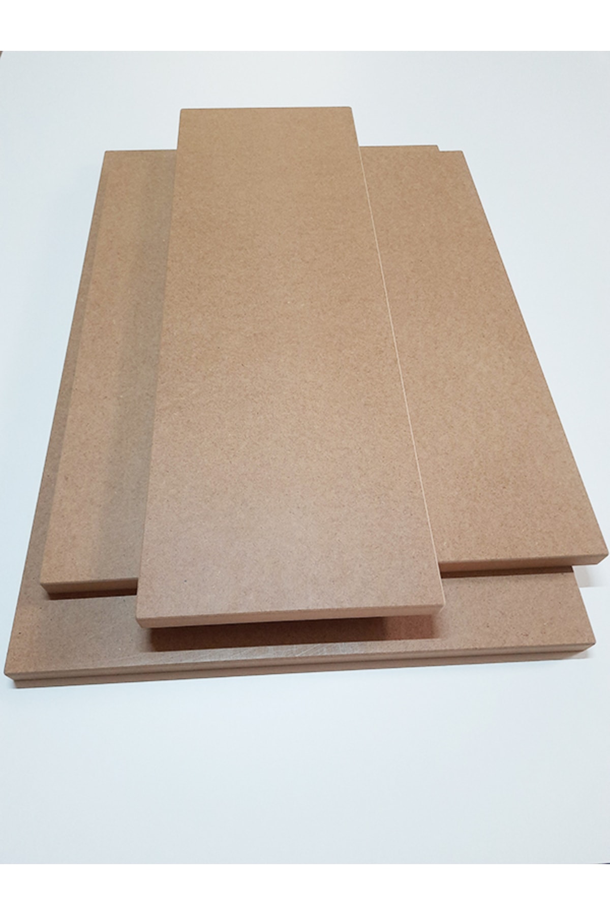 DFN WOOD Mdf Plaka Panel 30 Cm X 60 Cm - 18 Mm Kalınlık Mdf Tabaka Arkası Beyaz Ham 1 Adet