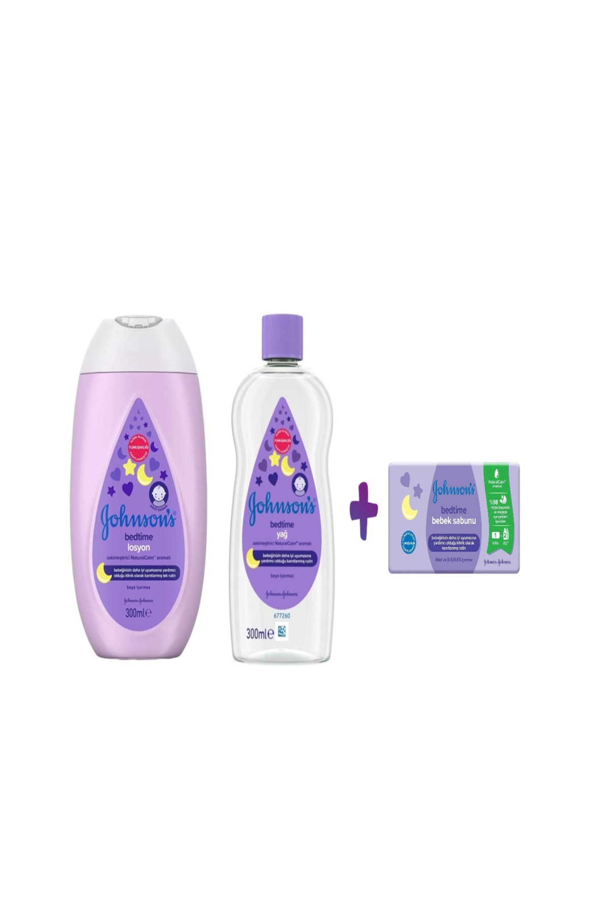 Johnson's Bedtime Losyon 300 ml + Bedtime Yağ 300 ml + Baby Bedtime