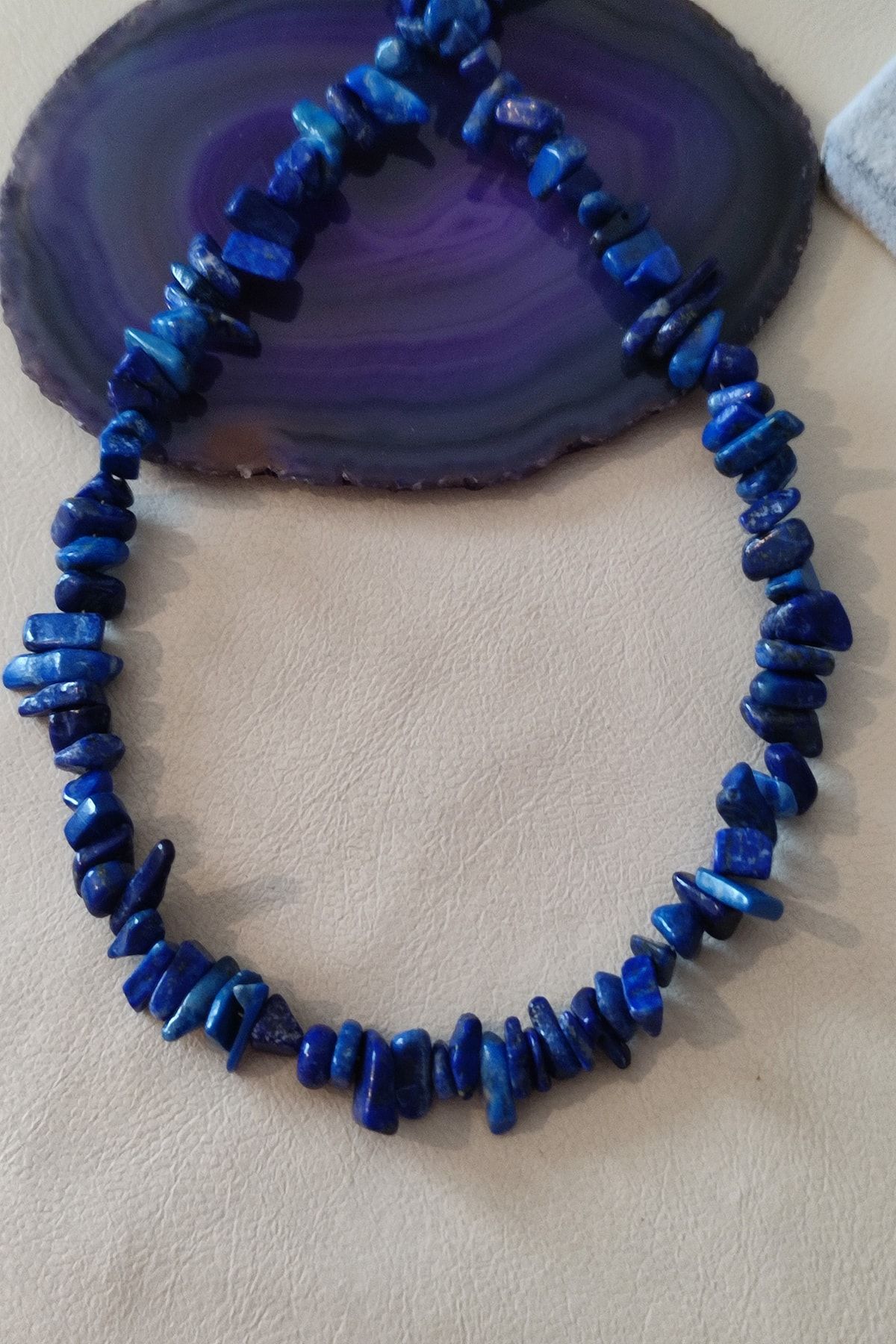 Lapis lazuli hot sale bead necklace