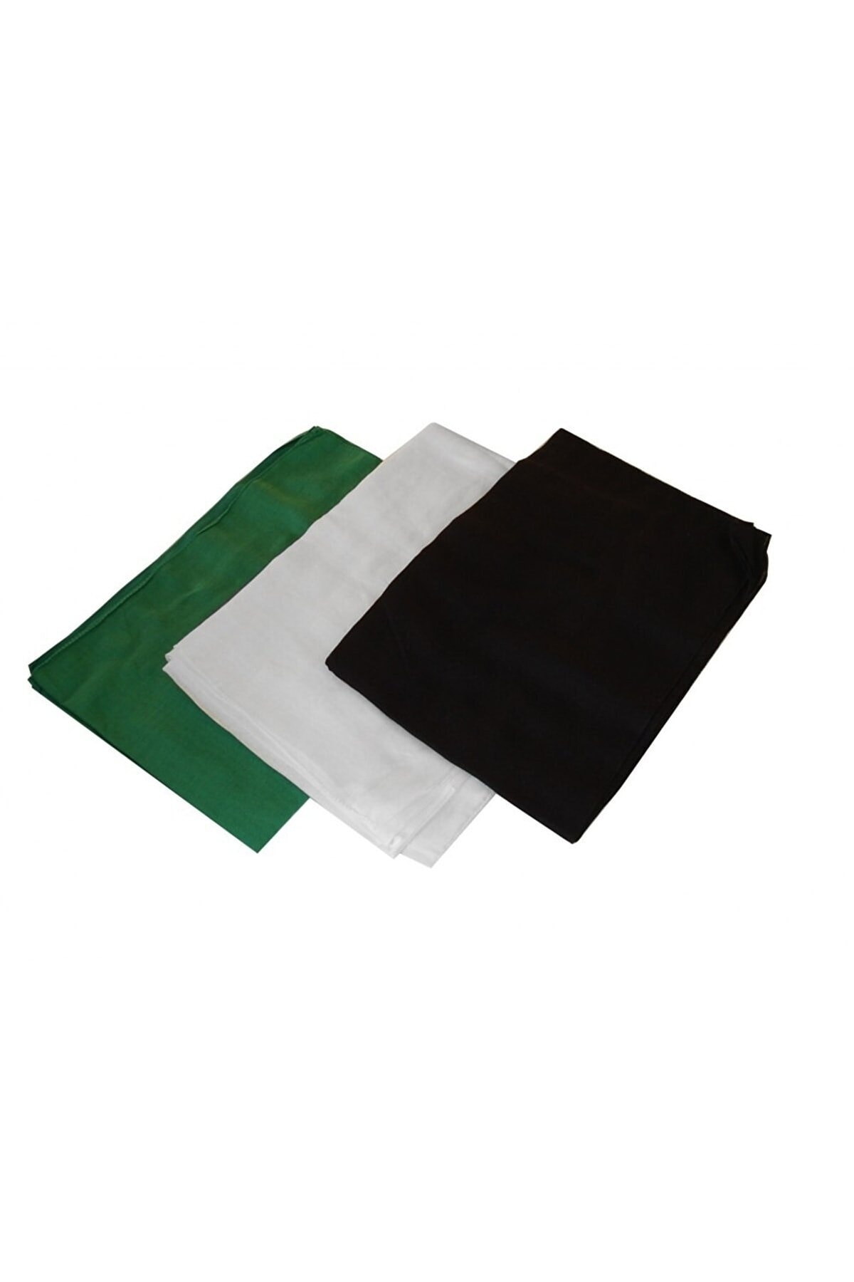 İslam Yayın Hediyelik Dolama Sarık Bezi Yeşil,beyaz,siyah,renk - 3 Lü Set 4 Adet