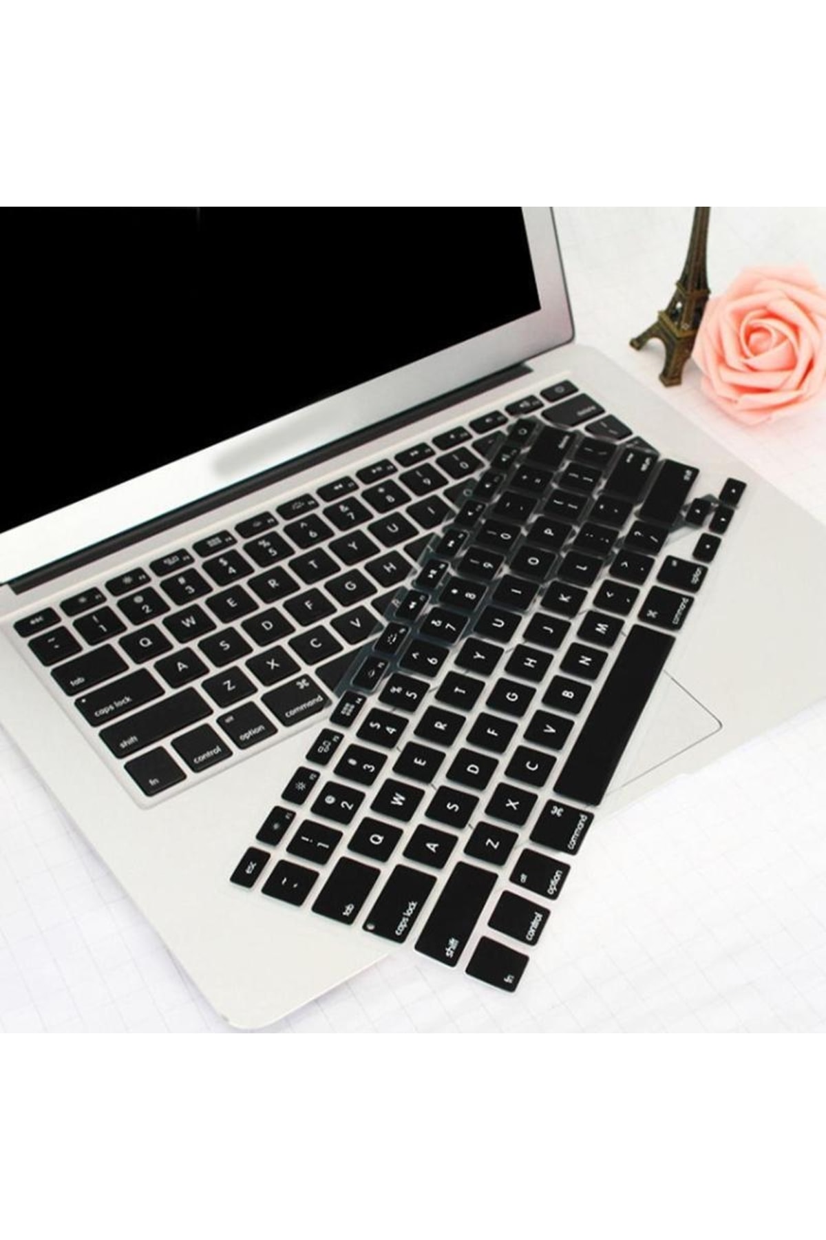 Macbook Pro 13.3' 2021 M1 A2338 Klavye Koruyucu Türkçe Q Klavye Silikon Ped Macpad 4