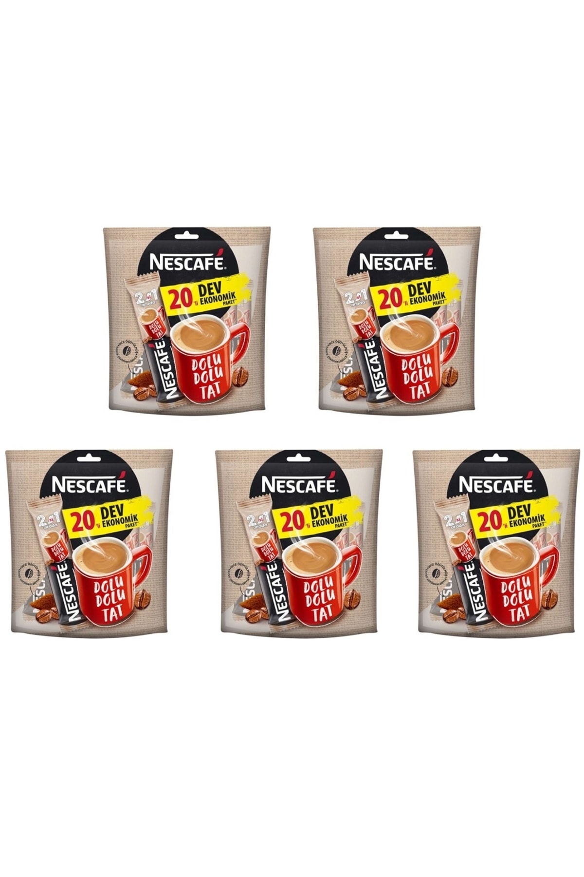 Nescafe 2 Si 1 Arada oklu 5 Li Paket Fiyat Yorumlar Trendyol