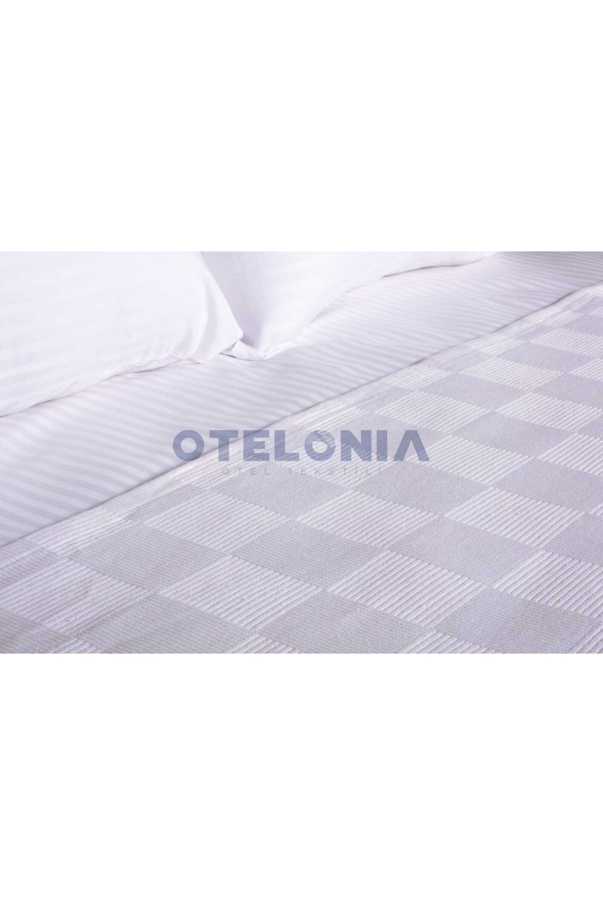 Otelonia Otel Serisi Büyük Dama Desen Otel Pikesi Tek Kişilik 160x230cm 3