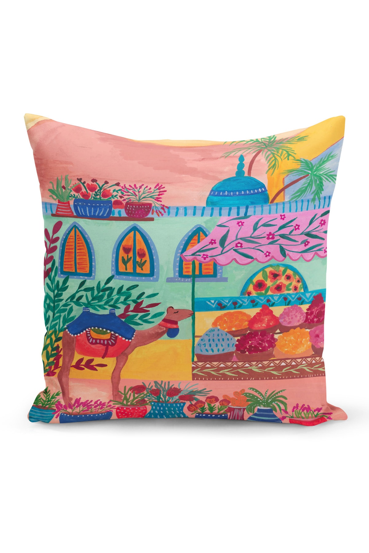 Ramadan Special Patterned Double-Sided Digital Printed Pillowcase