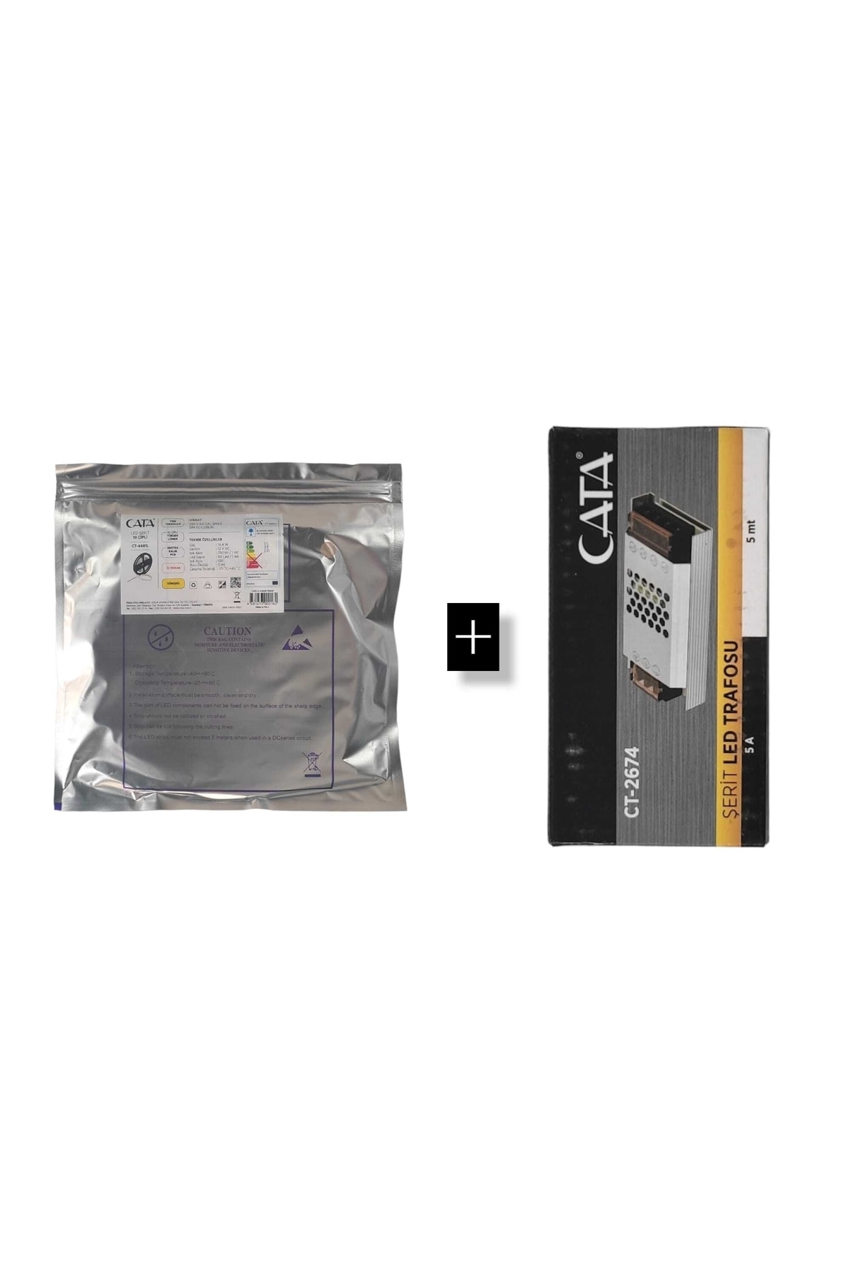 Cata 5mt Daylight Strip Led + 5a Transformer