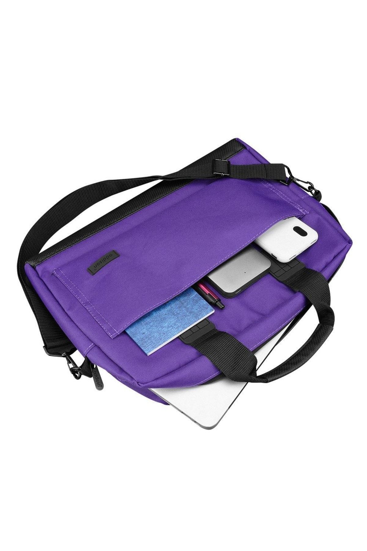 ADDISON-300456   Purple Business Design - 14" Computer Netbook Bag 3