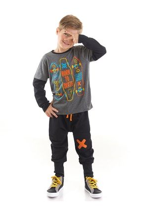 Skate Erkek Çocuk T-shirt Pantolon Takım MS-22S1-084