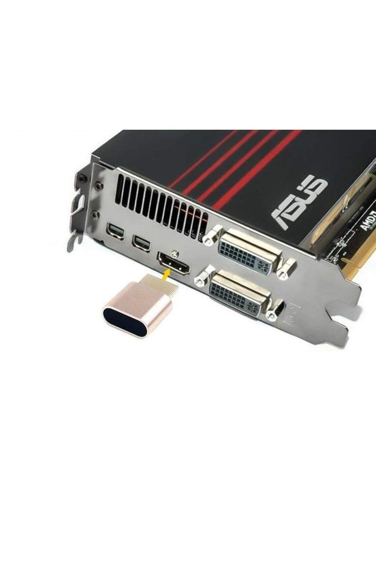 Maviaybilisim-Hdmi 4k Uhd Dummy Plug Minning Bitcoin Virtual Monitor Graphics Card Emulator 2