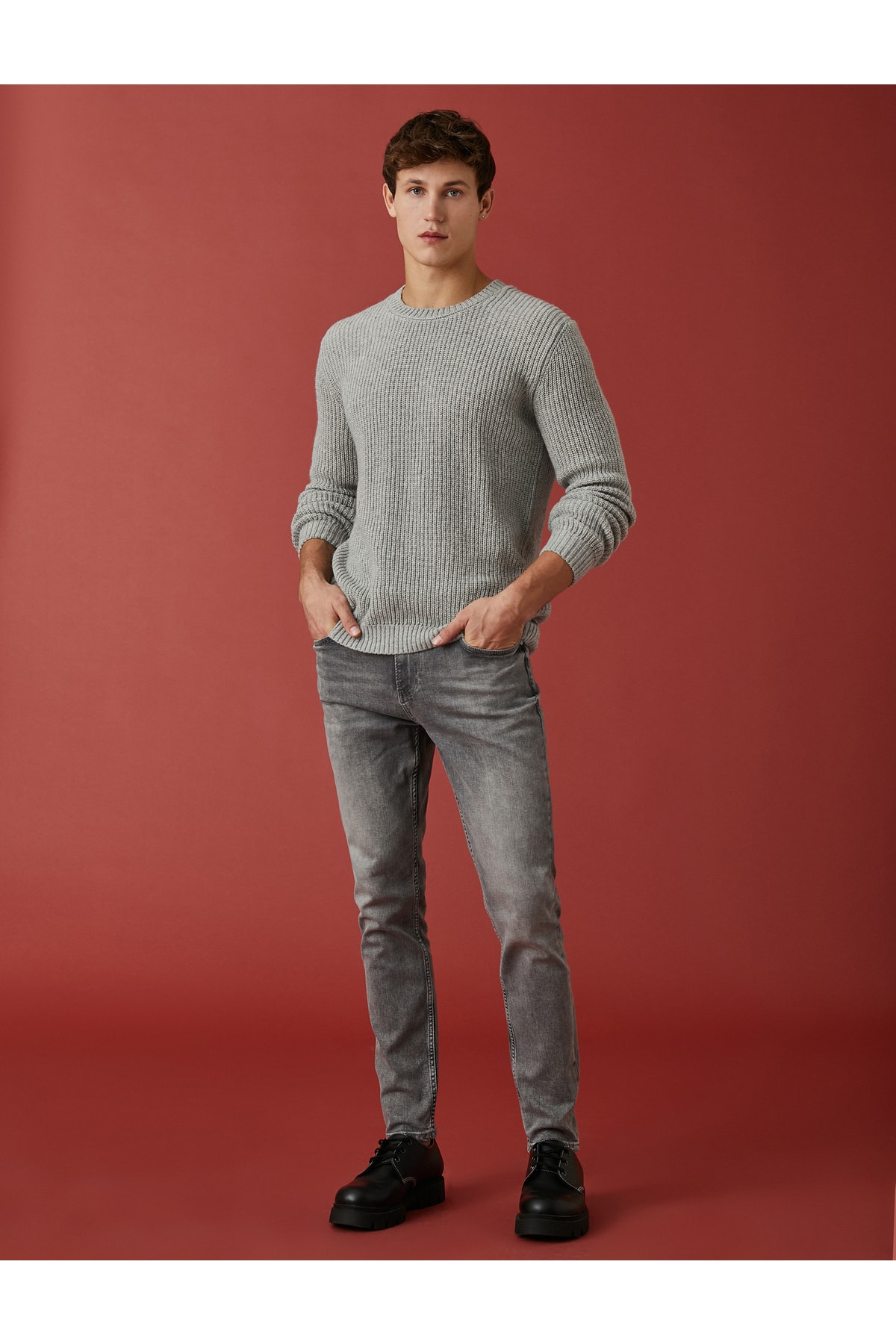 Koton Jeans Grau Skinny