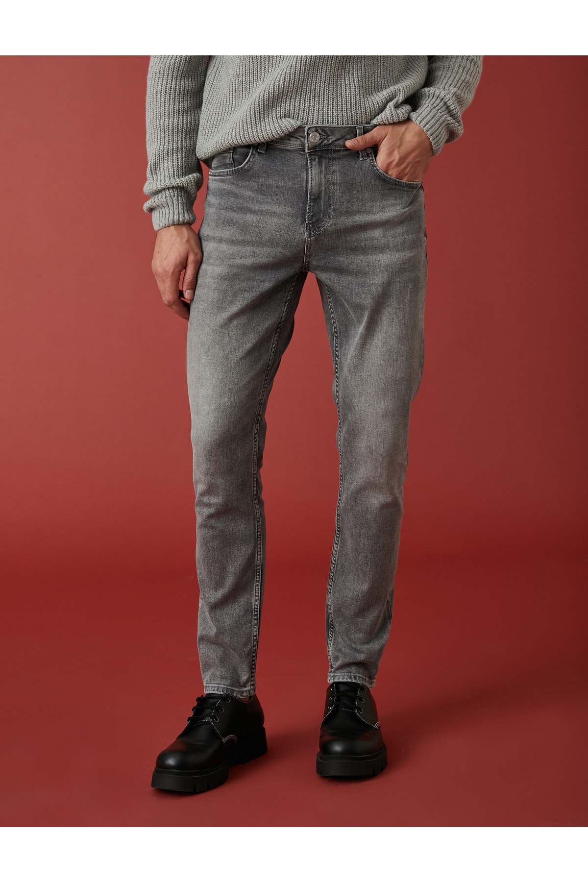Koton Jeans Grau Skinny ER6285
