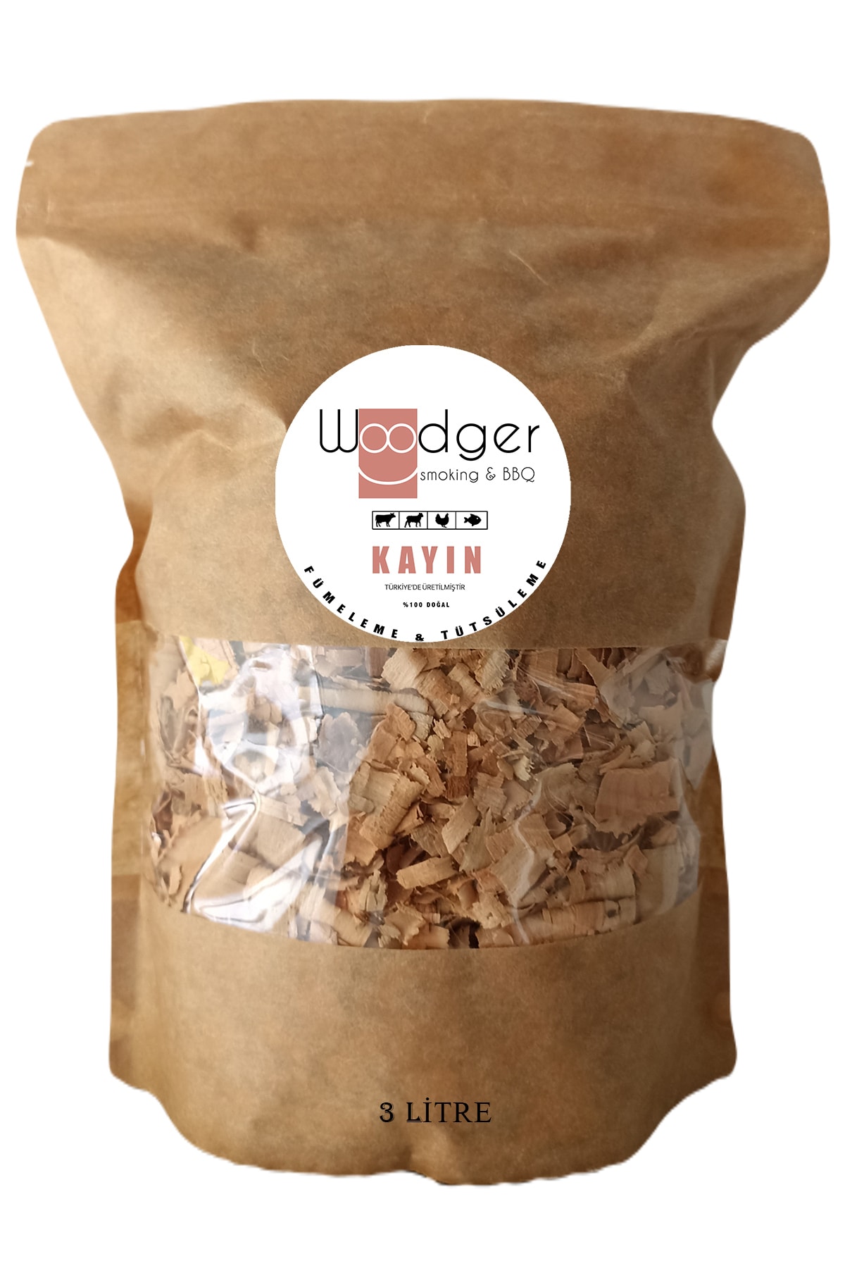 Woodger BBQ & Grill Fümeleme Ve Tütsüleme Talaşı Mangal Barbekü Talaşı Kayın Kalın