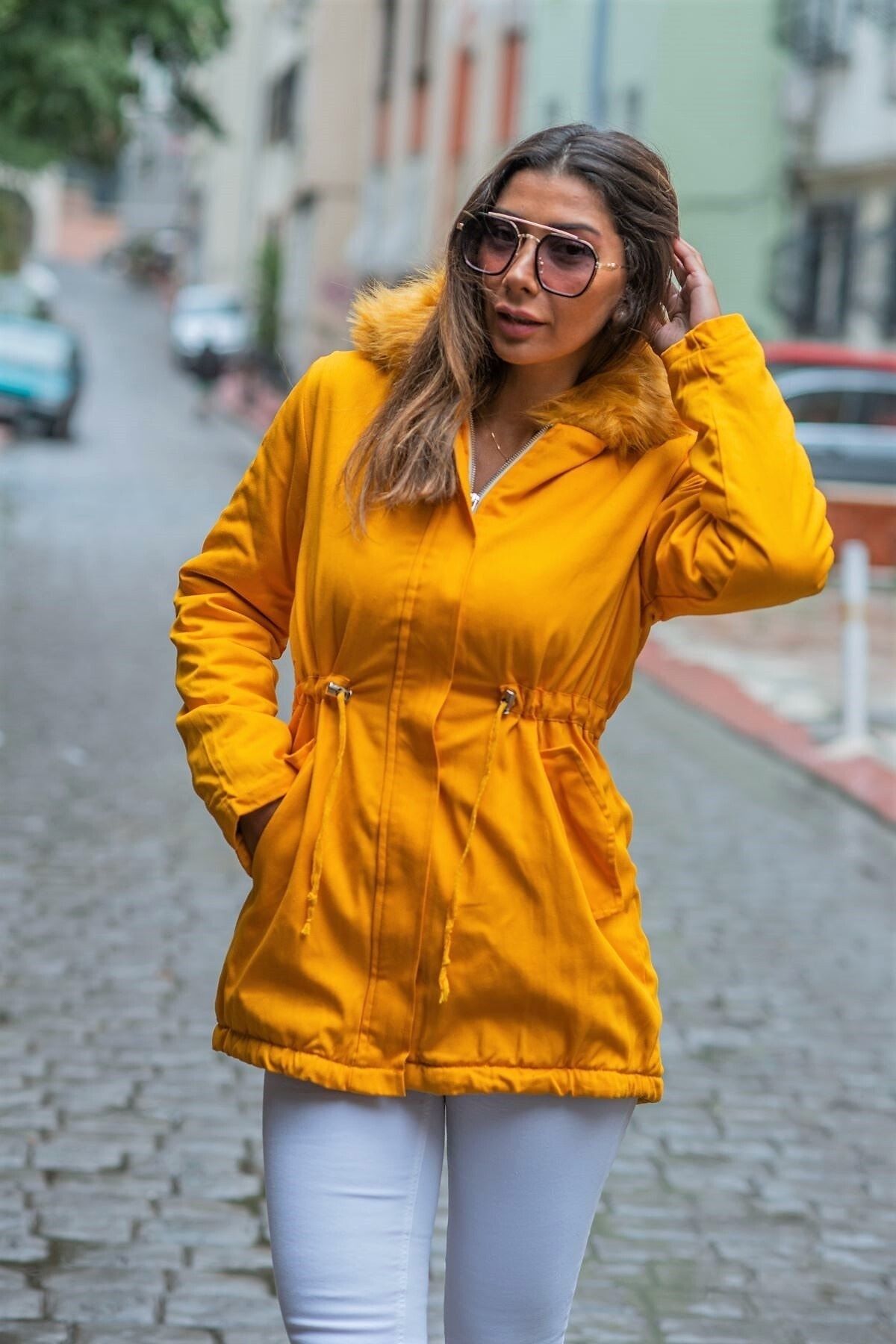 Mustard parka clearance