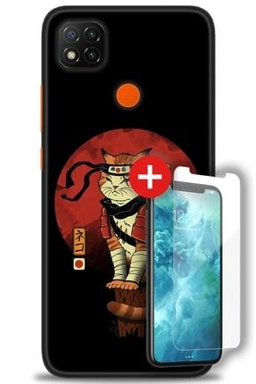 Xiaomi Redmi 9c Uyumlu Kılıf Hd Baskılı Kılıf - Nakamura + Temperli Cam zmxi-redmi-9c-v-309-cm