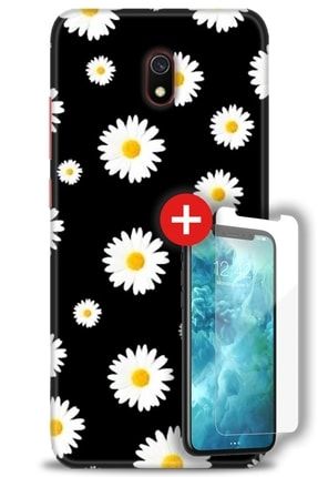 Xiaomi Redmi 8a Uyumlu Hd Baskılı Kılıf - Papatyam - Temperli Cam zmxi-redmi-8a-v-305-cm