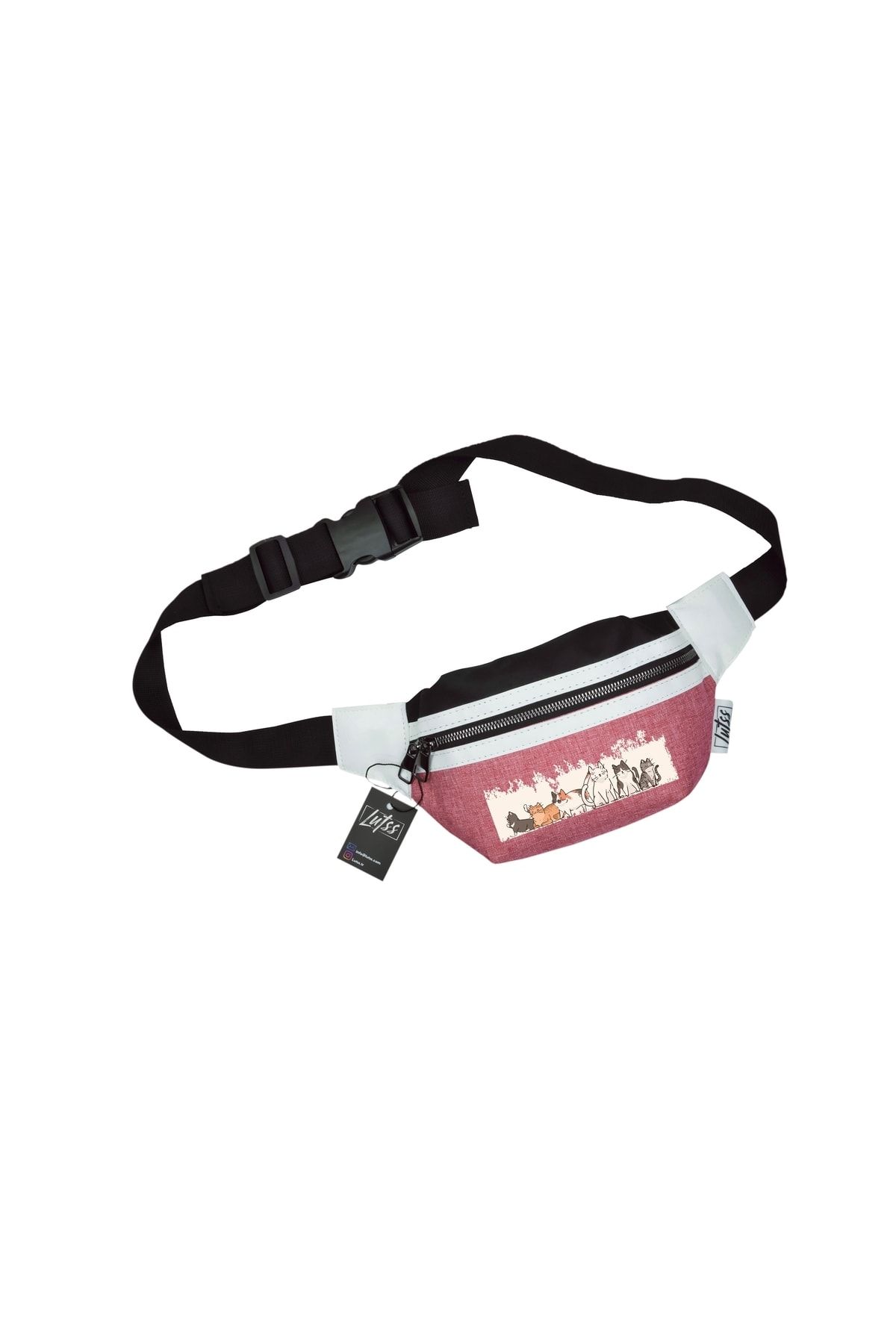 Lutss Unisex Street Cats Baskılı Göğüs Ve Bel Çantası RN7812