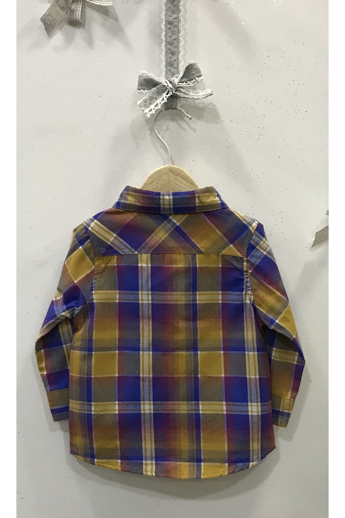 çikoby Erkek Bebek Kareli Gömlek fotoğrafı 3 (önizleme)