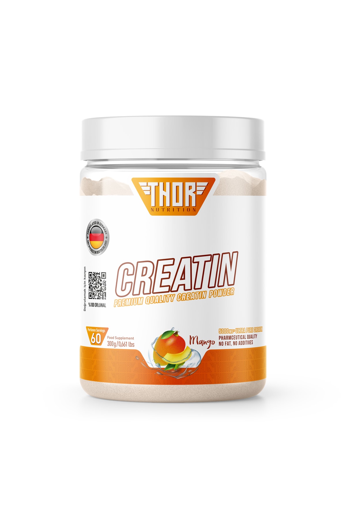 THOR NUTRITION 300gr Creatine 60 Servis (formulated In Germany)