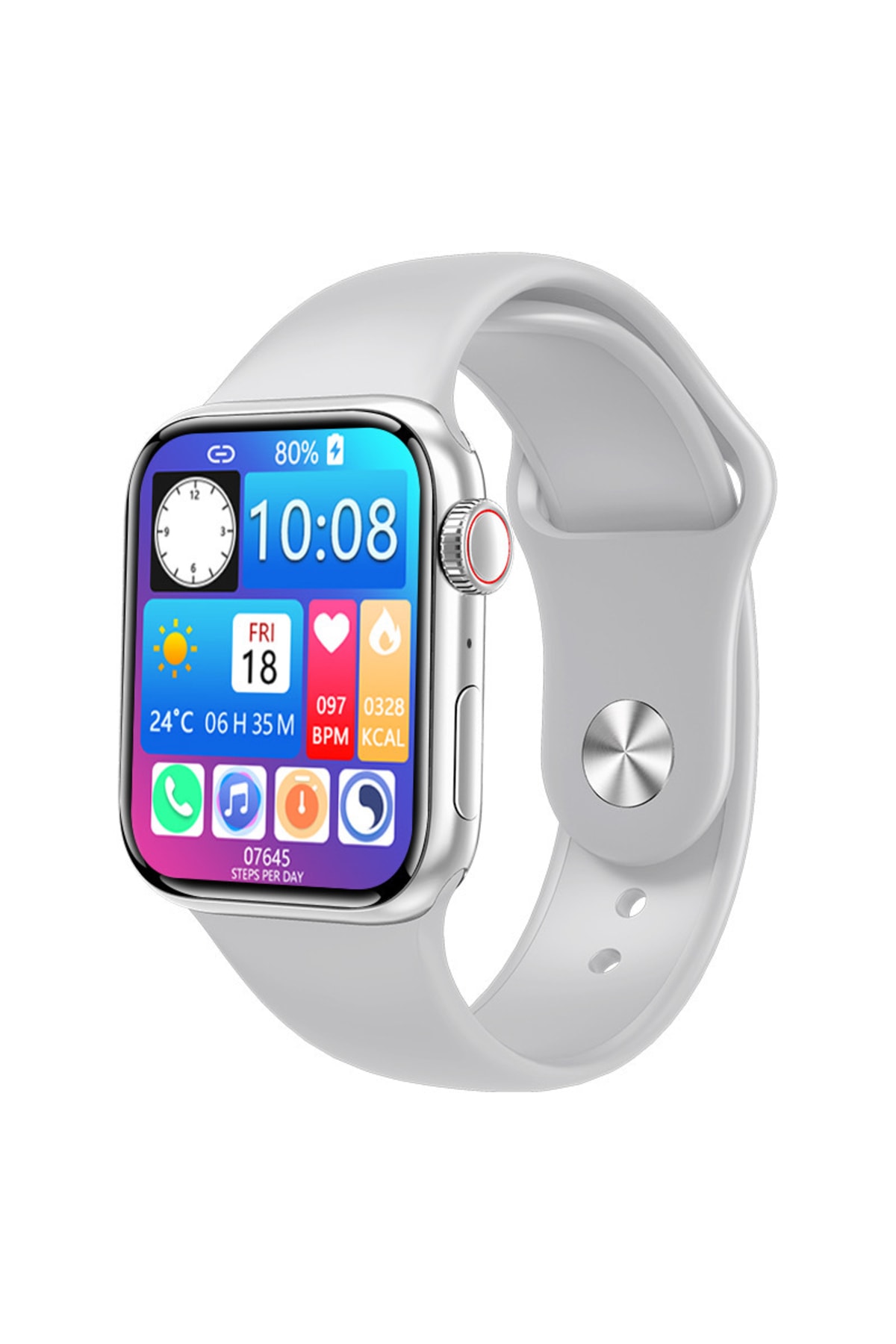 Fujika M36 Plus Akıllı Saat Siyah Smartwatch Tam Ekran Dokunmatik Ios Ve Android Uyumlu
