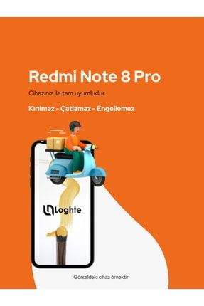 Redmi Note 8 Pro Şeffaf/parlak Nano Tam Seramik Ekran Koruyucu RMN8PSP2